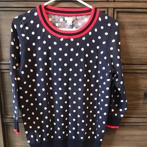 JCrew 3/4 sleeve sweater